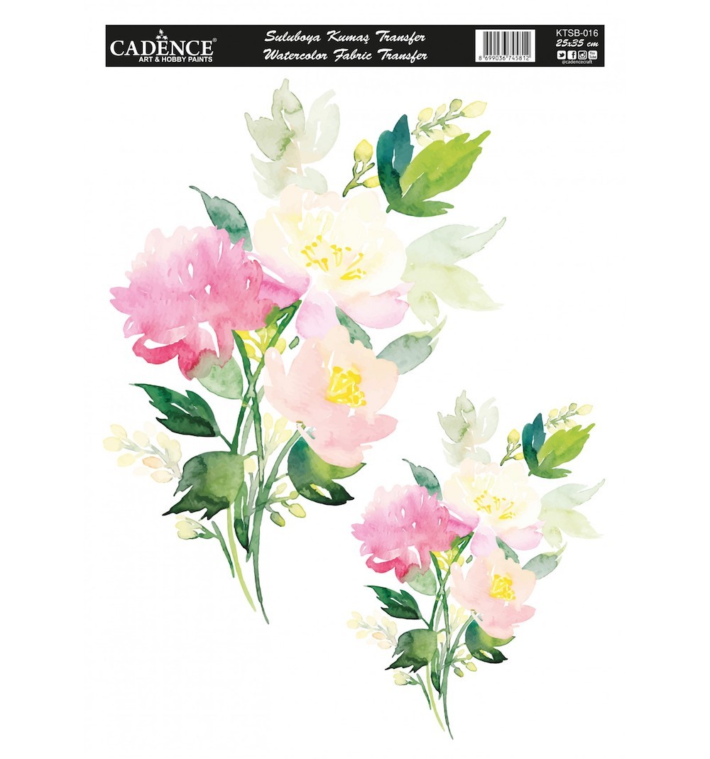 Cadence Sulu Boya Kumaş Transfer 016