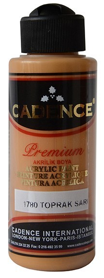 Cadence Akrilik Boya 120ML(cc) 1780 Toprak Sarı