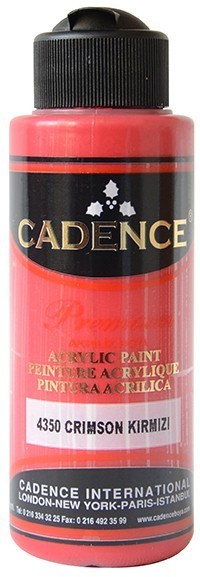 Cadence Akrilik Boya 120ML(cc) 4350 Crimson Kırmızı