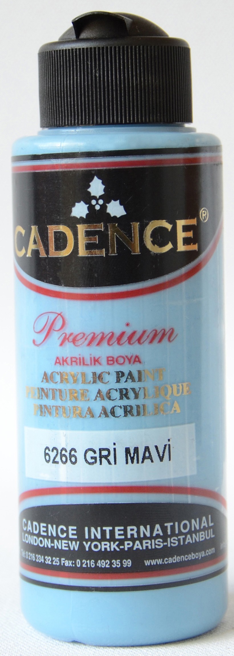 Cadence Akrilik Boya 120ML(cc) 6266 Gri Mavi