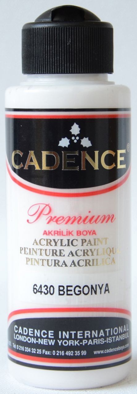 Cadence Akrilik Boya 120ML(cc) 6430 Begonya