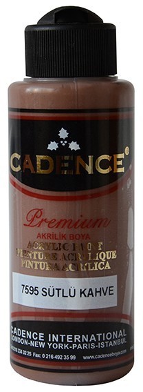 Cadence Akrilik Boya 120ML(cc) 7595 Sütlü Kahve