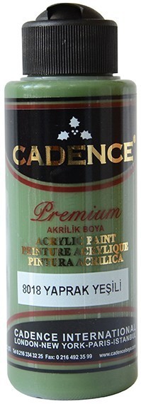 Cadence Akrilik Boya 120ML(cc) 8018 Yaprak Yeşili
