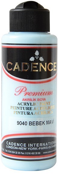 Cadence Akrilik Boya 120ML(cc) 9040 Bebek Mavi