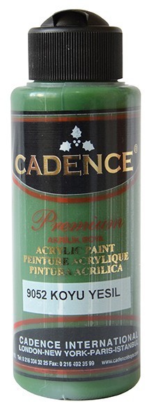 Cadence Akrilik Boya 120ML(cc) 9052 Koyu Yeşil