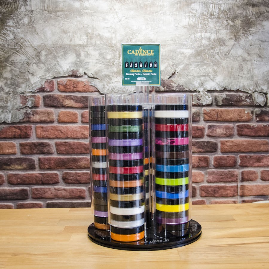 Antik Altın Cadence Metalik Kumaş Rölyef Pasta 03