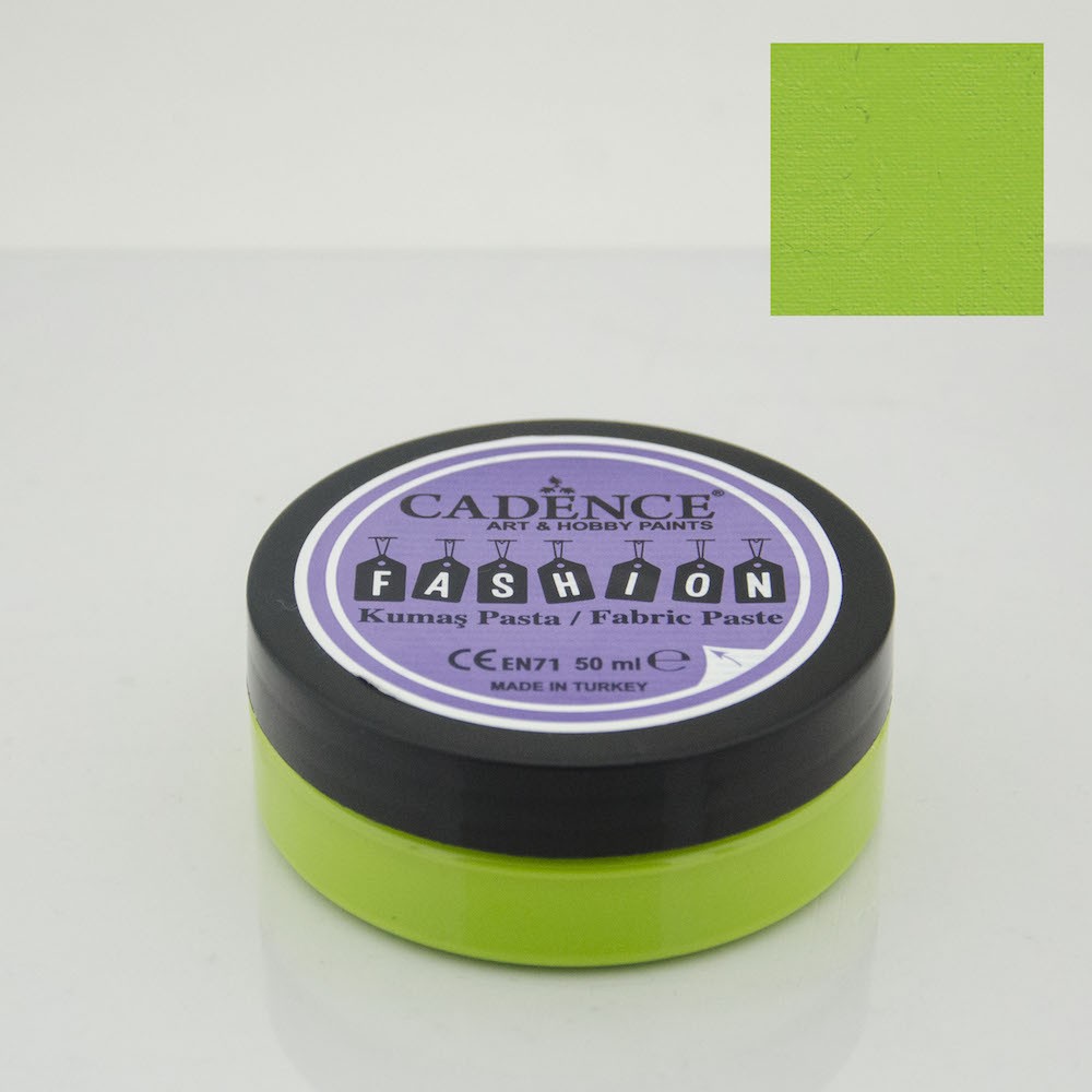 Fıstık Yeşili Cadence Opak Kumaş Rölyef Pasta 08