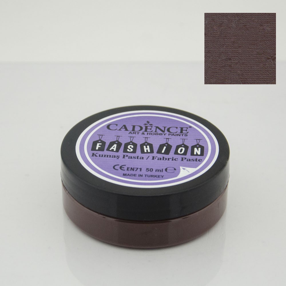 Kahverengi Cadence Opak Kumaş Rölyef Pasta 11