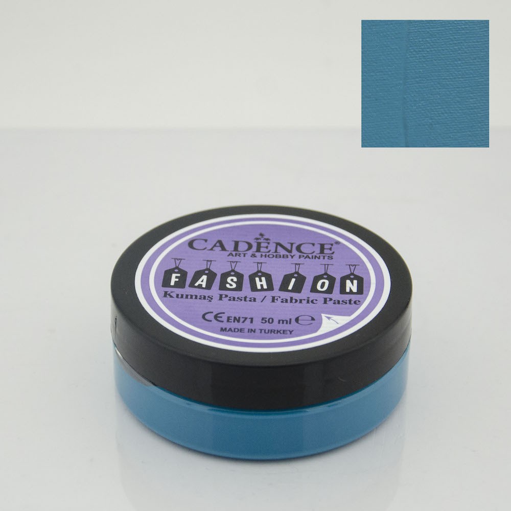 Turkuaz Cadence Opak Kumaş Rölyef Pasta 10