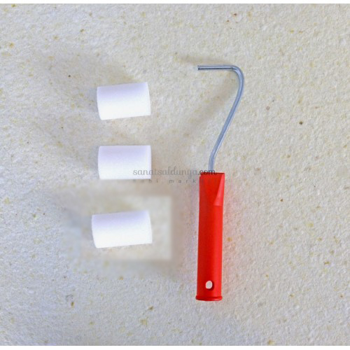 Küçük Sünger Rulo Fırça Seti