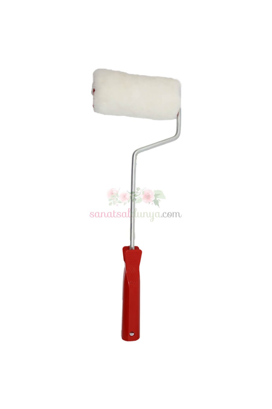 Mega Kadife  Tombul Rulo Fırça 10cm - Metal Sap