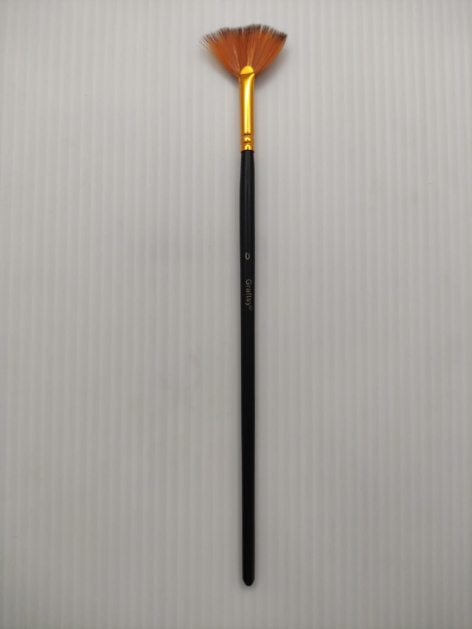 İpek Sarı Yelpaze Fırça