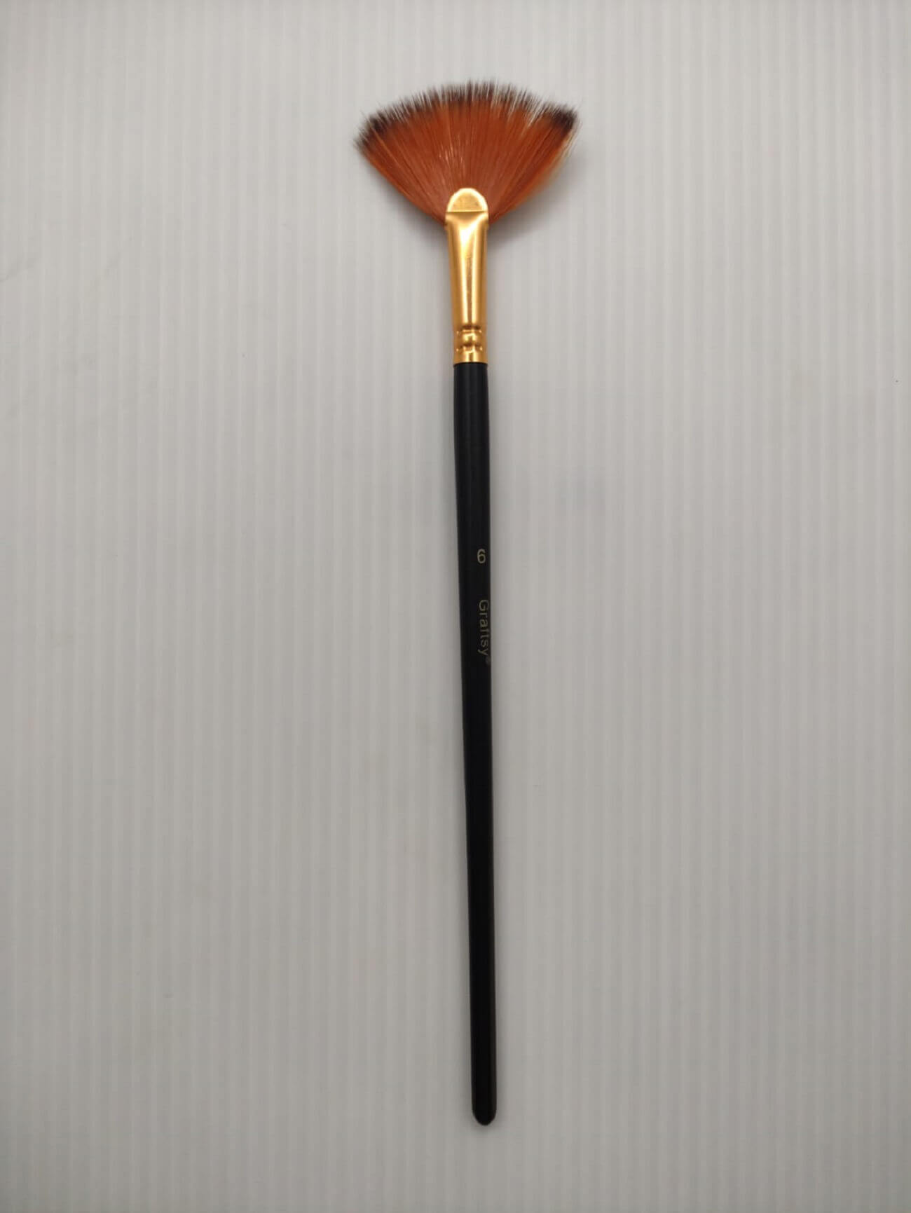 İpek Sarı Yelpaze Fırça-139876