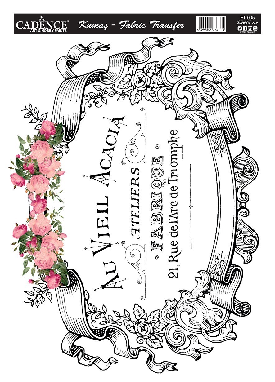 Cadence Kumaş Transfer 25x35 KT-05
