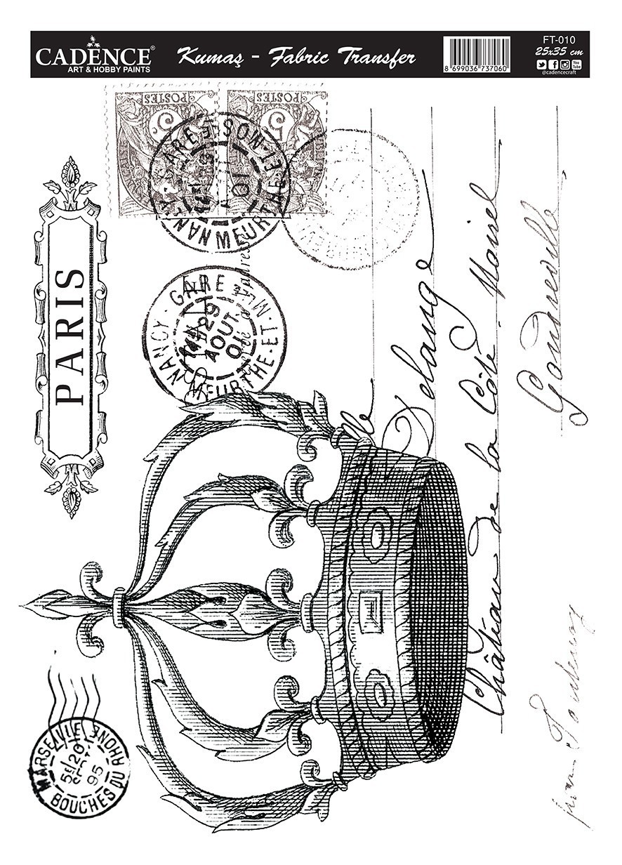 Cadence Kumaş Transfer 25x35 KT-10