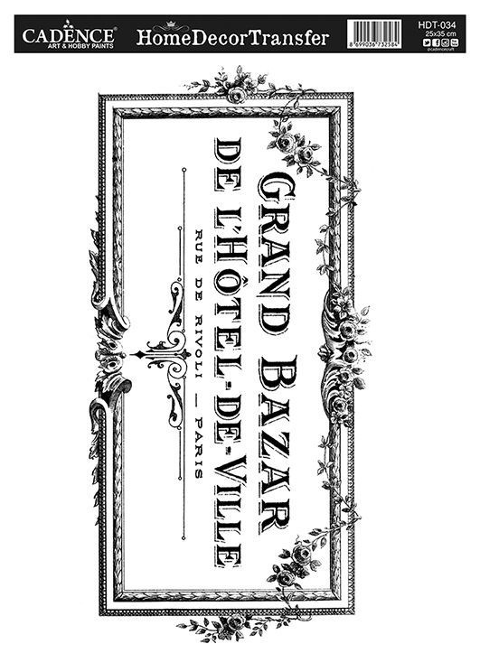 HDT-34 Home Dekor Transfer