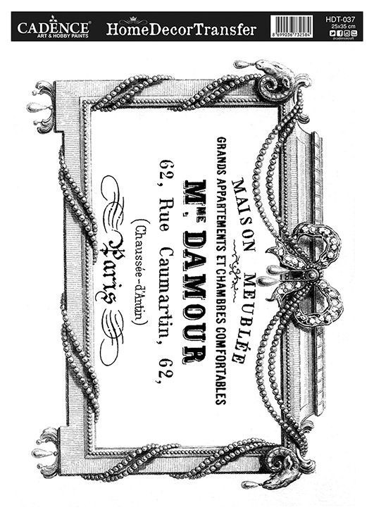 HDT-37 Home Dekor Transfer