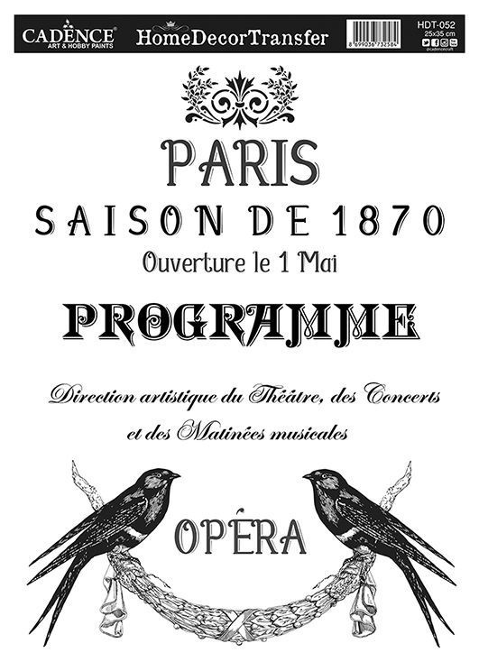 HDT-52 Home Dekor Transfer