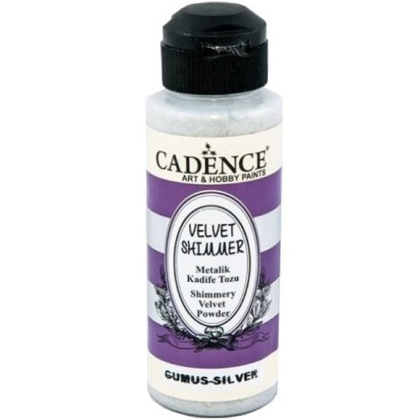 Cadence Metalik Kadife Tozu Gümüş VS-01