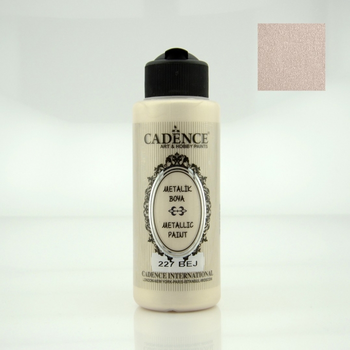 Bej Rengi Cadence Metalik Boya 120ML (227)