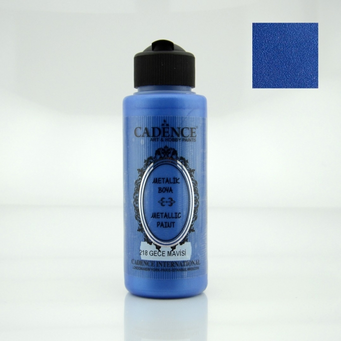 Gece Mavisi Rengi Cadence Metalik Boya 120ML (218)