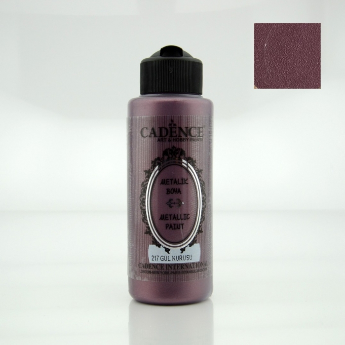 Gül Kurusu Rengi Cadence Metalik Boya 120ML 