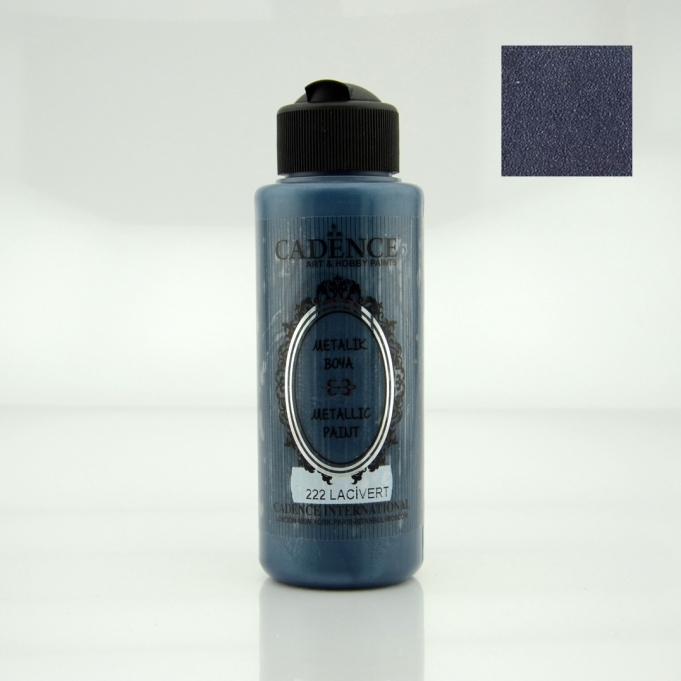 Lacivert Rengi Cadence Metalik Boya 120ML (222)