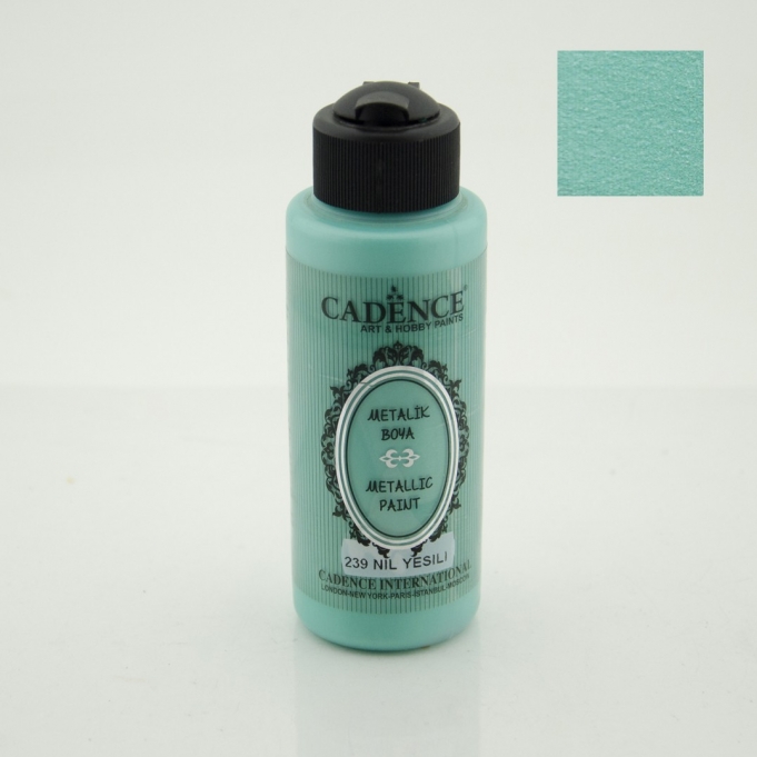 Nil Yeşili Rengi Cadence Metalik Boya 120ML (239)