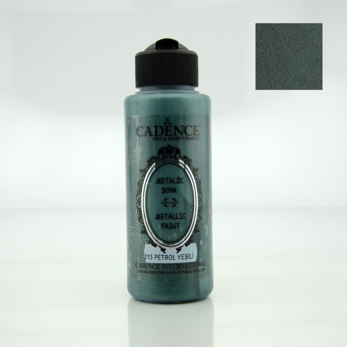 Petrol Yeşili Rengi Cadence Metalik Boya 120ML (213)