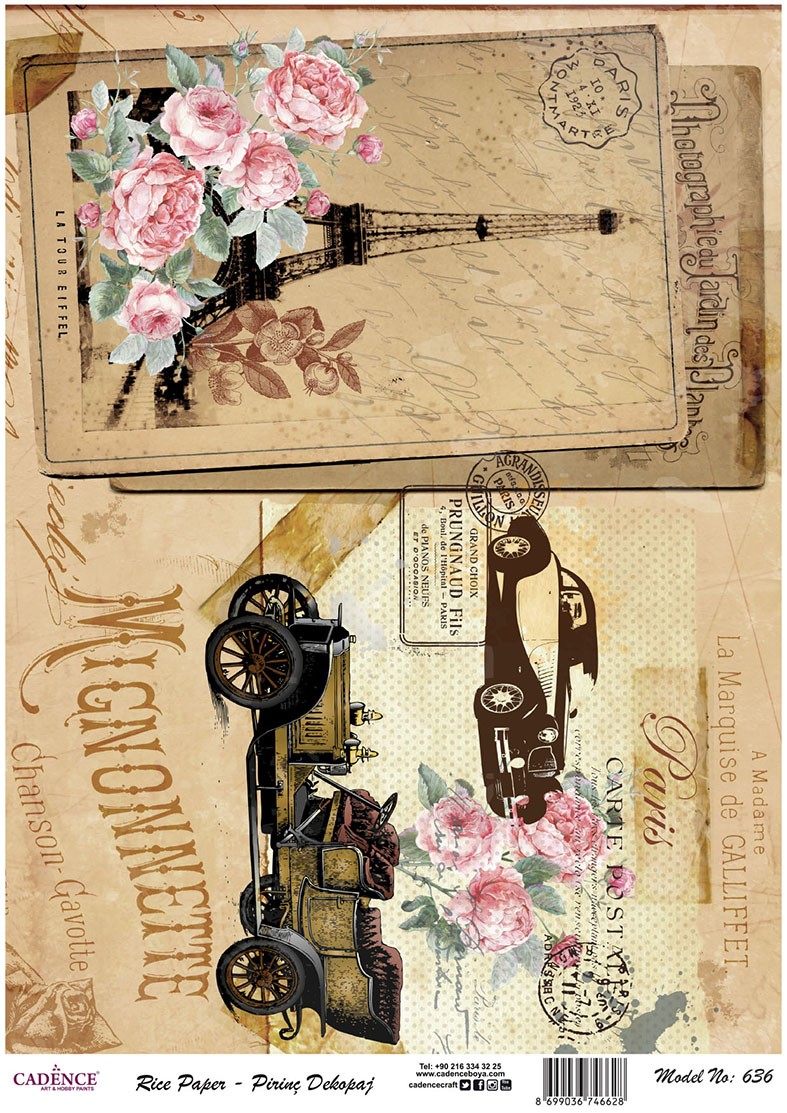 Cadence Pirinç Dekopaj - Model 636