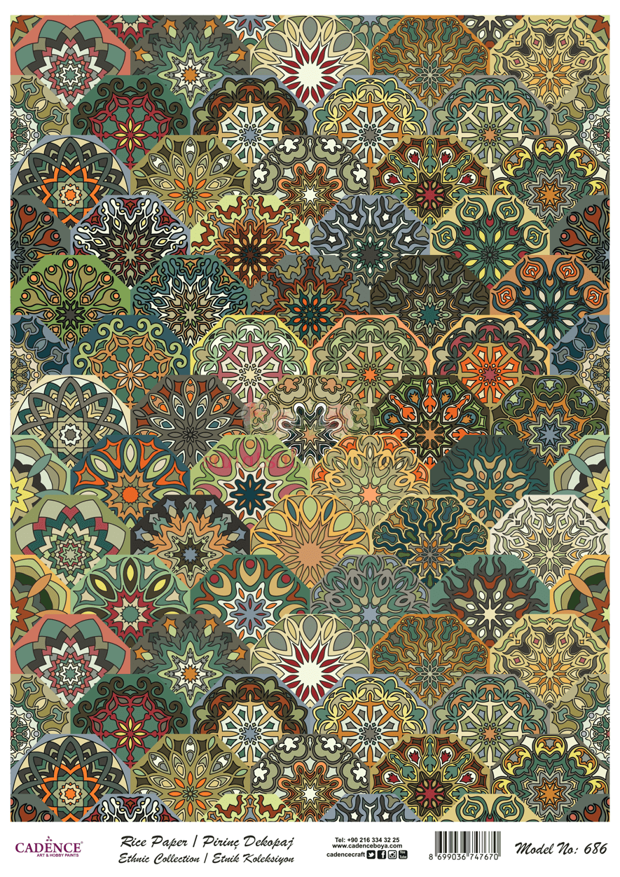 Cadence Pirinç Dekopaj - Model 686