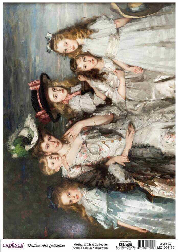 Cadence Deluxe Art Pirinç Dekopaj Model MC-008 (90x125)