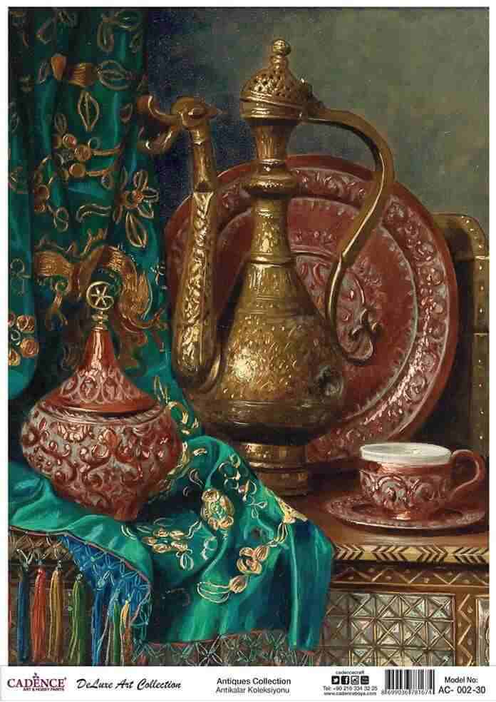 Cadence Deluxe Art Pirinç Dekopaj Model AC-002 (90x125)