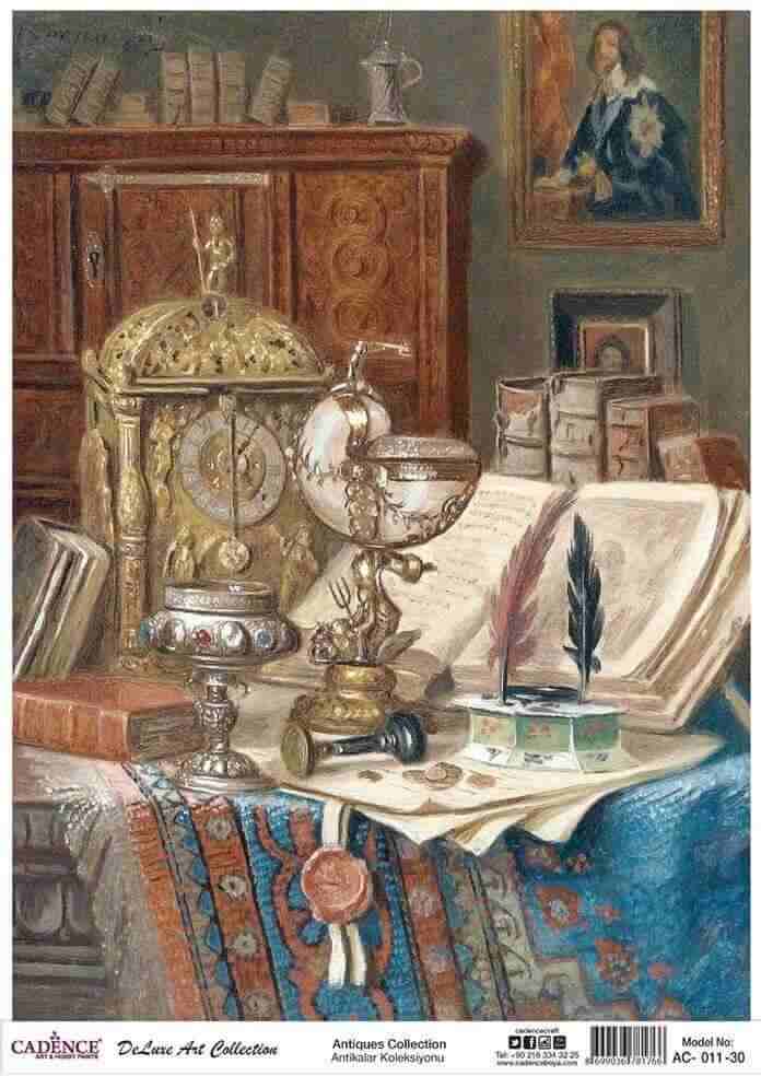 Cadence Deluxe Art Pirinç Dekopaj Model AC-011 (90x125)