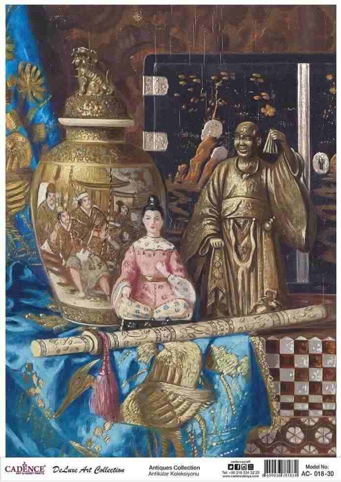 Cadence Deluxe Art Pirinç Dekopaj Model AC-018 (90x125)