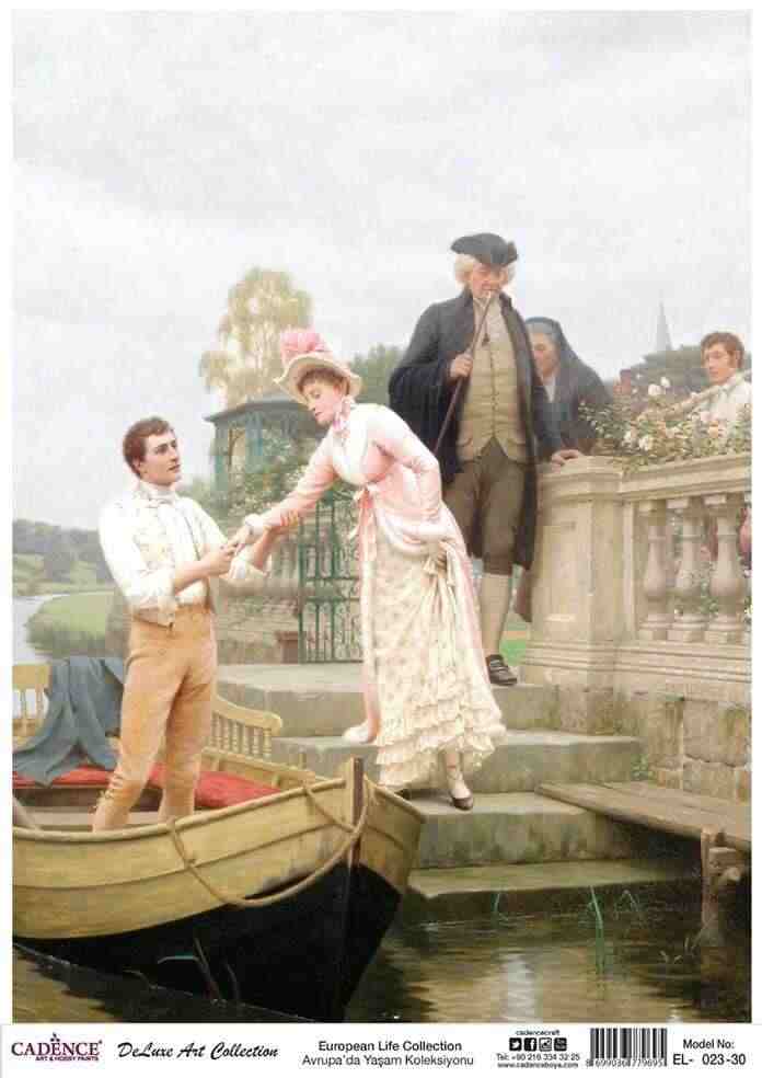 Cadence Deluxe Art Pirinç Dekopaj Model EL-023 (90x125)