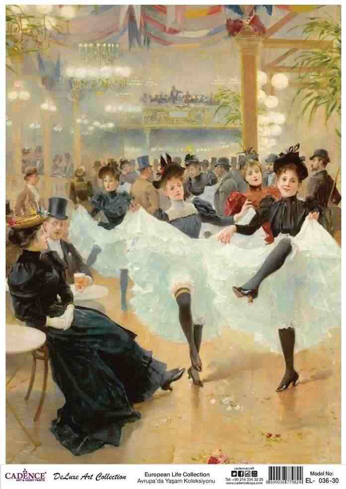 Cadence Deluxe Art Pirinç Dekopaj Model EL-036 (90x125)