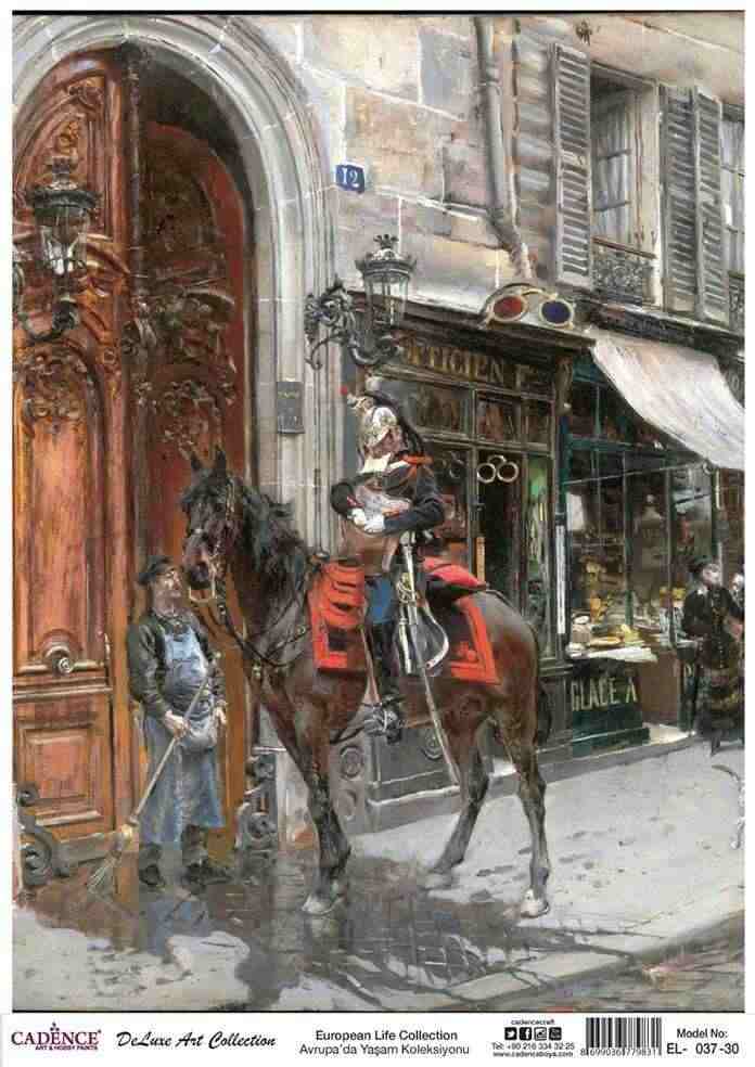 Cadence Deluxe Art Pirinç Dekopaj Model EL-037 (90x125)