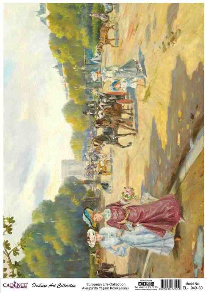 Cadence Deluxe Art Pirinç Dekopaj Model EL-049 (90x125)