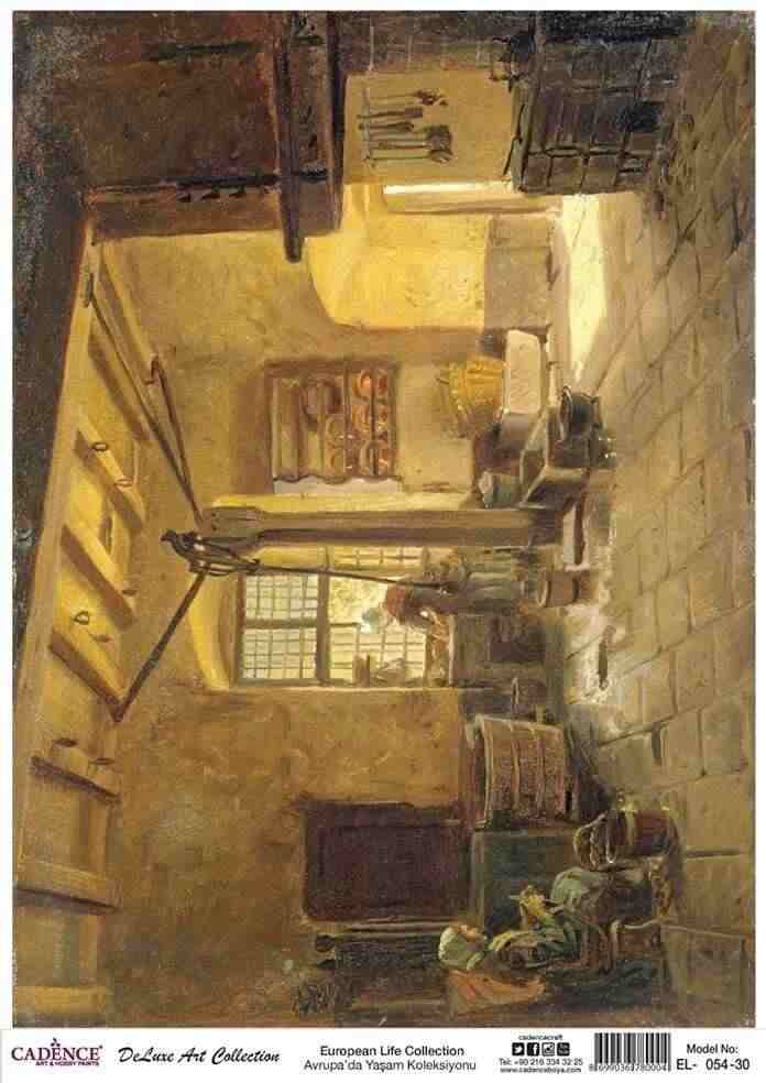 Cadence Deluxe Art Pirinç Dekopaj Model EL-054 (90x125)