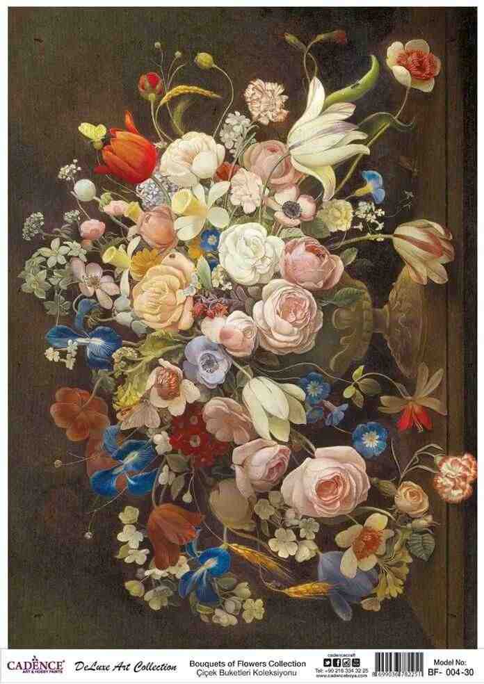 Cadence Deluxe Art Pirinç Dekopaj Model BF-004 (90x125)