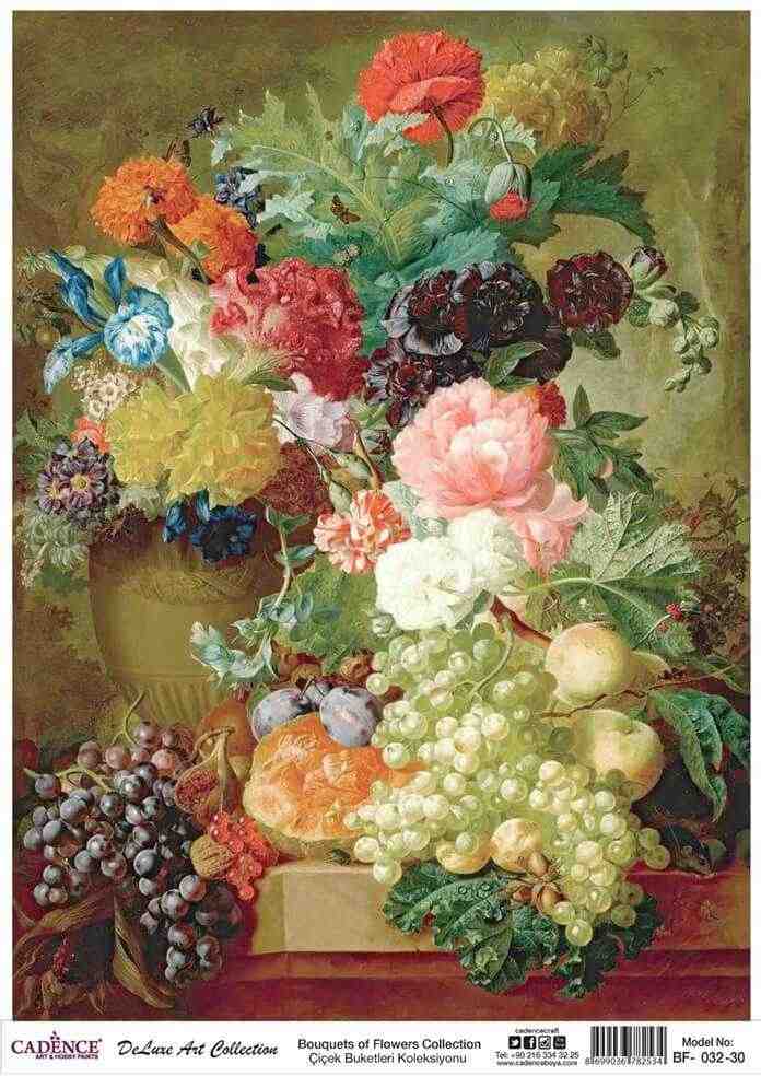 Cadence Deluxe Art Pirinç Dekopaj Model BF-032 (90x125)