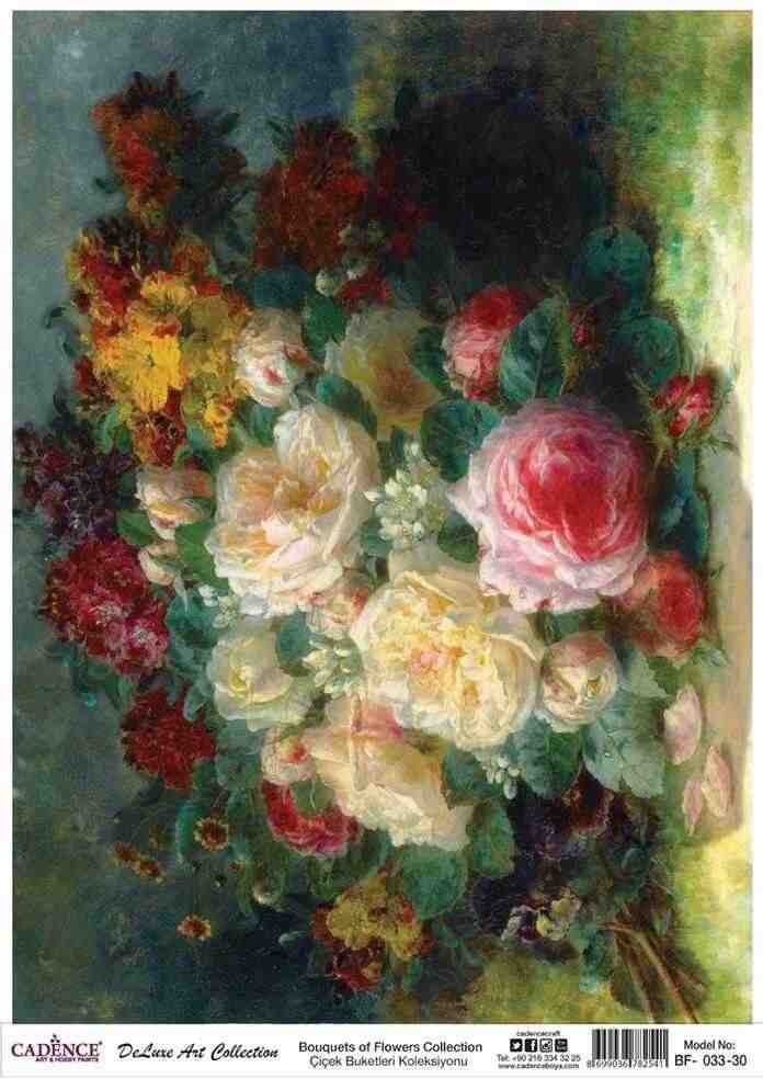 Cadence Deluxe Art Pirinç Dekopaj Model BF-033 (90x125)