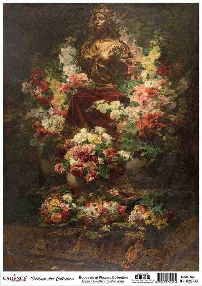 Cadence Deluxe Art Pirinç Dekopaj Model BF-035 (90x125)