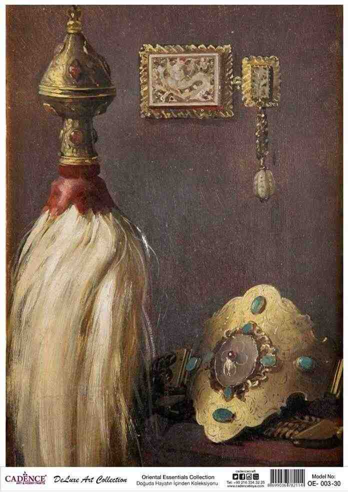 Cadence Deluxe Art Pirinç Dekopaj Model OE-003 (90x125)