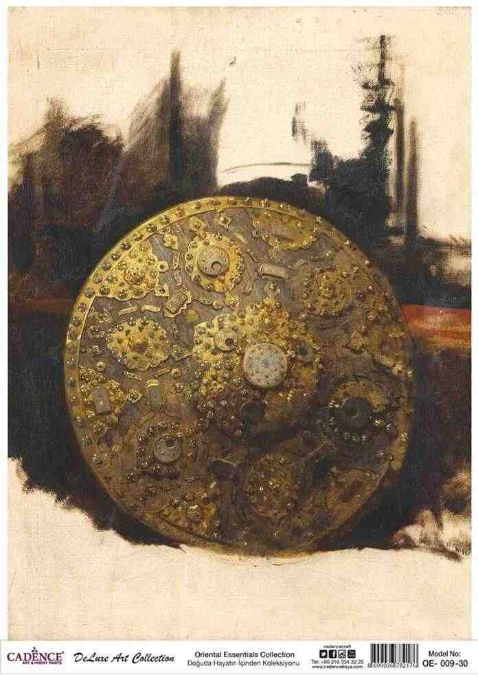 Cadence Deluxe Art Pirinç Dekopaj Model OE-009 (90x125)