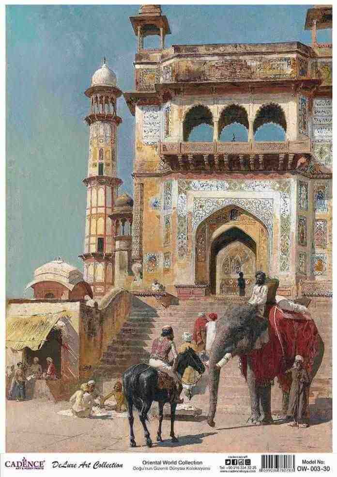 Cadence Deluxe Art Pirinç Dekopaj Model OW-003 (60x85)