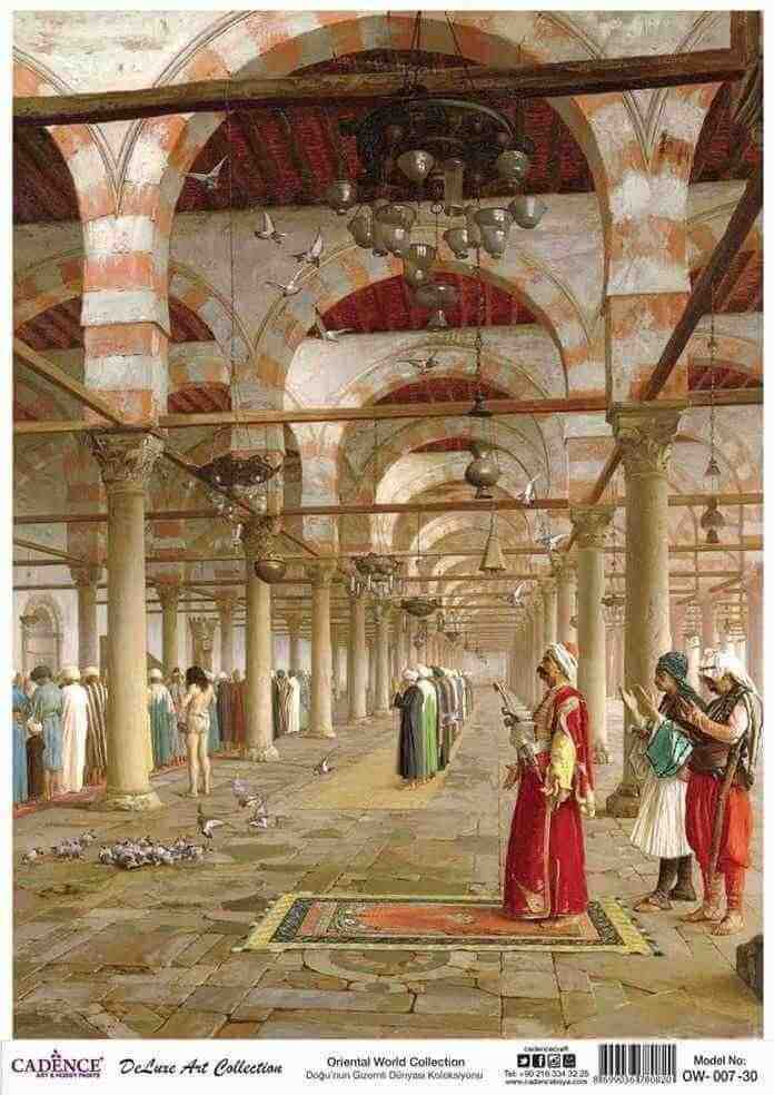 Cadence Deluxe Art Pirinç Dekopaj Model OW-007 (30x42)