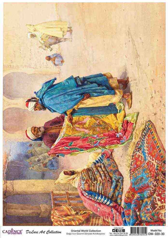 Cadence Deluxe Art Pirinç Dekopaj Model OW-020 (60x85)