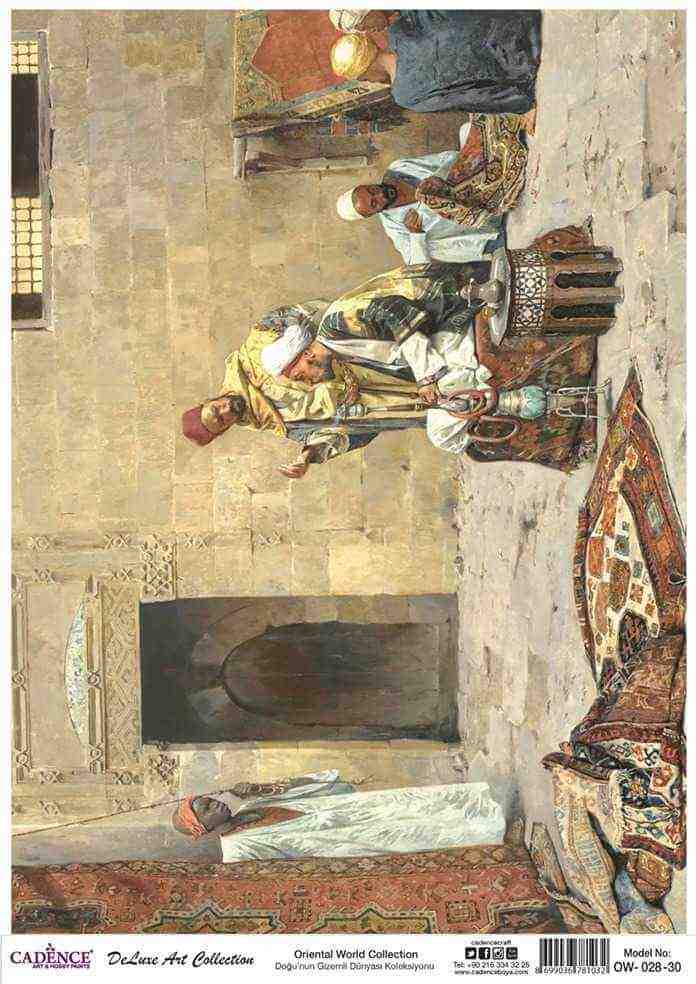 Cadence Deluxe Art Pirinç Dekopaj Model OW-028 (60x85)